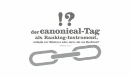 Der canonical-Tag als Ranking Instrument!?