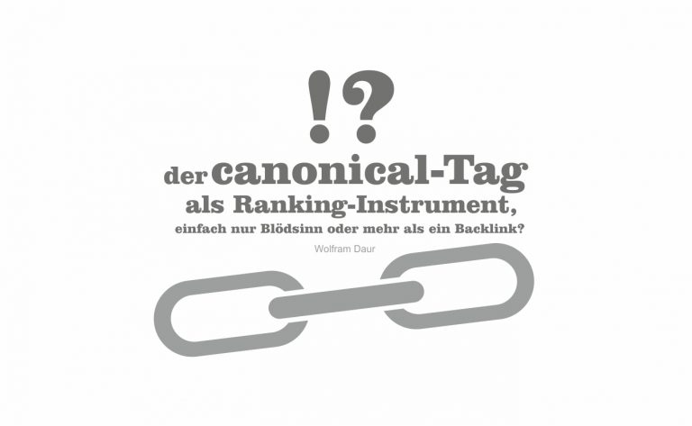 Read more about the article Der canonical-Tag als Ranking Instrument!?