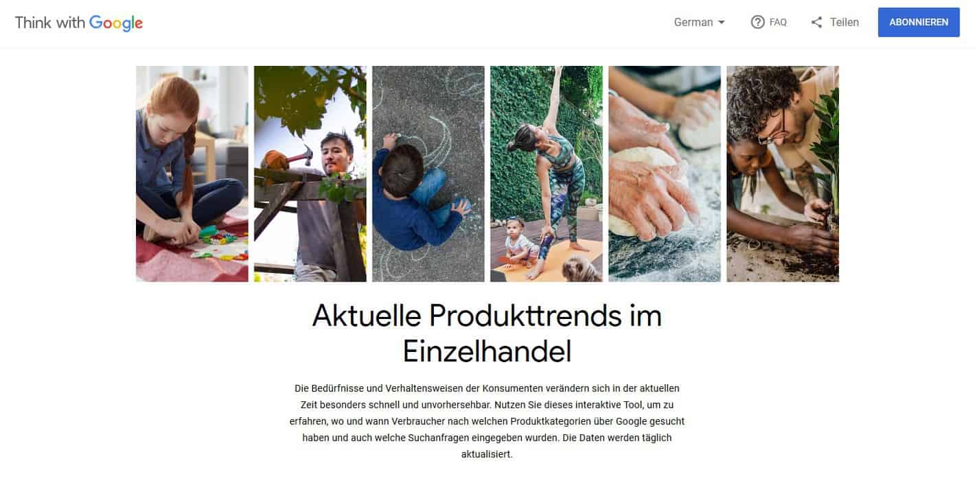 You are currently viewing Think with Google – Aktuelle Produkttrends im Einzelhandel